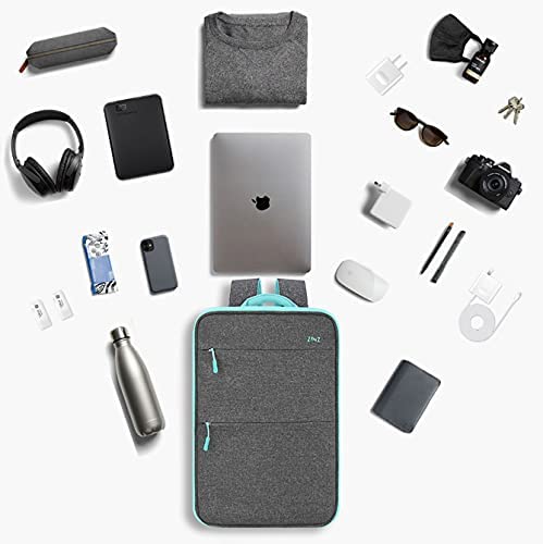 Slim & Expandable Laptop Backpack 15 15.6 16 Inch Sleeve with USB Port, Spill-Resistant Notebooks Bag Case for Most 14-16 Inch MacBooks Surface-Books Dell HP Lenovo Asus Computers, Dark Gray - Image 5